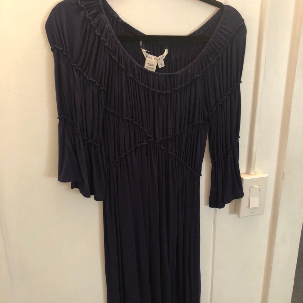 Midnight blue Max Studio midi dress